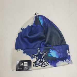 NEW New Era 2022 Sideline Ink Dye Cuffed Knit Hat - Dallas Cowboys
